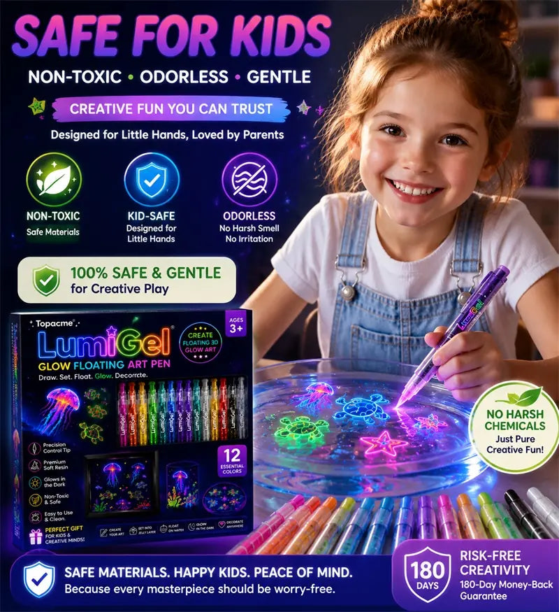 Topacme® 3D Glow Floating Art Pen🪄🖼️