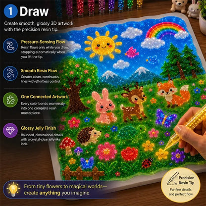 Topacme® 3D Glow Floating Art Pen🪄🖼️