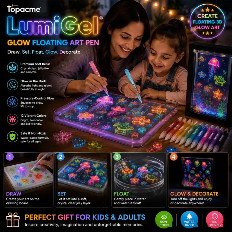 Topacme® 3D Glow Floating Art Pen🪄🖼️