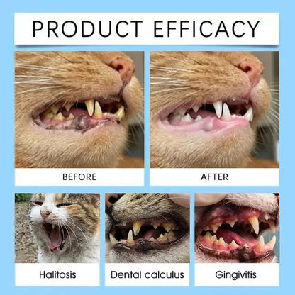 [Offizieller Shop] Yovot® Pet Dental Zahn & Verdauungsgesundheit Orale Lösung – Frischer Atem, weniger Zahnstein & Förderung der Zahnfleischregeneration, stabilisiert die Zähne (für Katzen & Hunde) – Heute 70 % sparen!